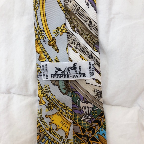 Hermes VTG Tie 80s Authentic - Picture 4 of 8